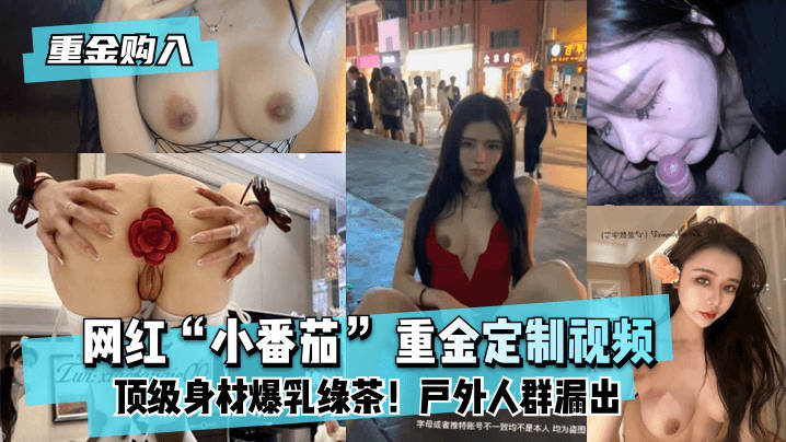 【重金购入】网红“小番茄”重金定制视频！顶级身材爆乳绿茶！户外人群漏出！}
